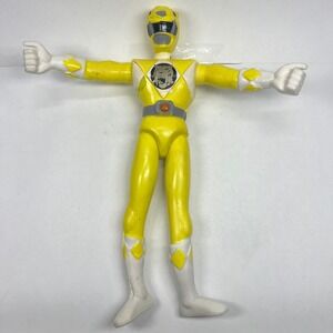 Mighty Morphin Power Ranger Yellow Ranger Bendable Action Figure 1993 Vintage